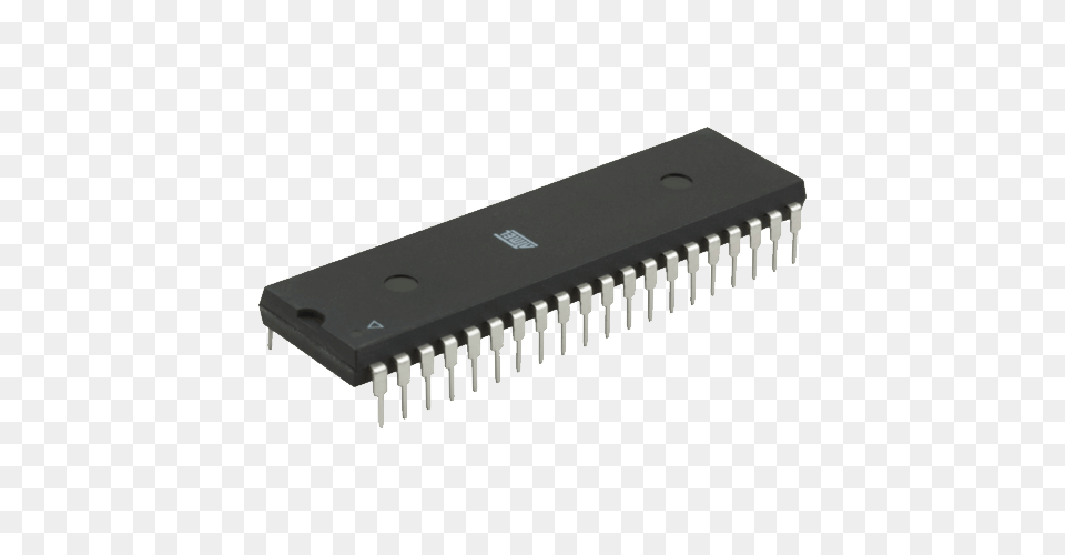 Microcontroller, Electronic Chip, Electronics, Hardware, Printed Circuit Board Png Image