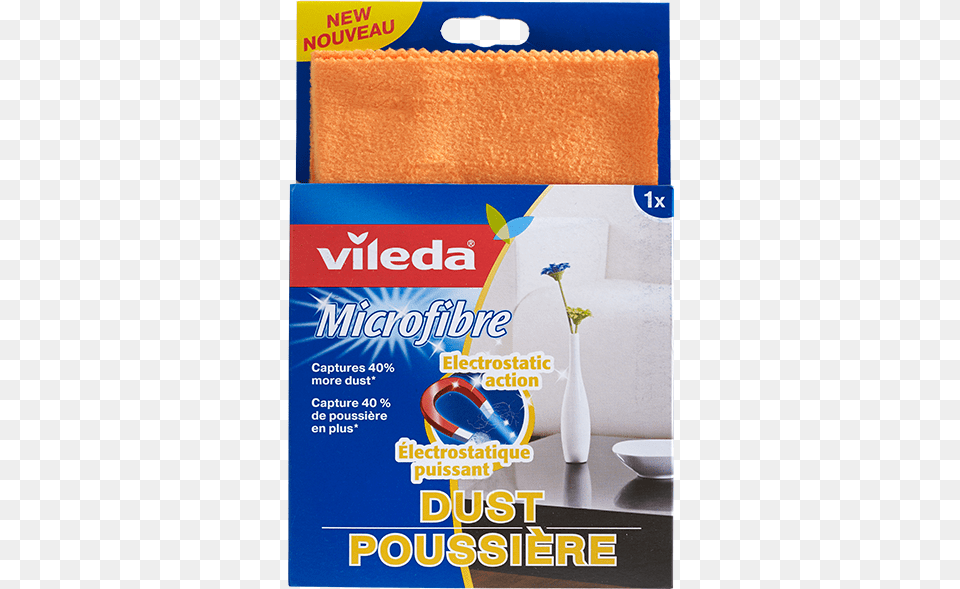 Microfibre Dust Cloth Microfibre Vileda, Advertisement, Cleaning, Person, Poster Free Png Download