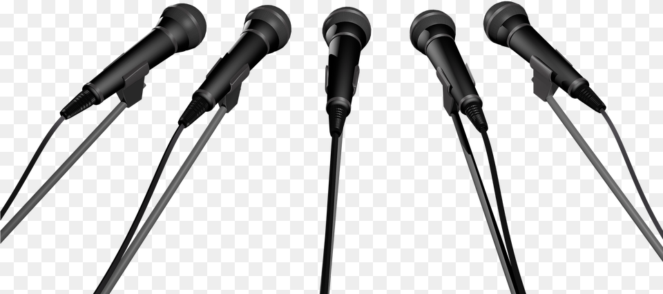 Microfones Transparente, Electrical Device, Microphone, Crowd, Person Free Png