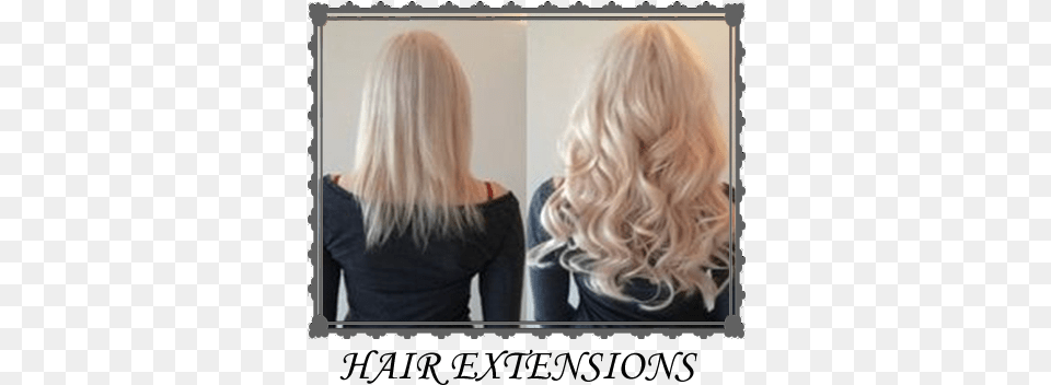Microloop Extensions Nano Hair Extensions Thin Hair, Adult, Blonde, Female, Person Png Image