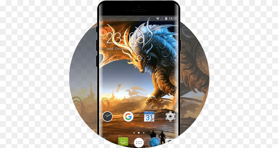 Micromax Canvas Android Theme Mythical Dragon King, Person, Electronics, Phone Free Png Download