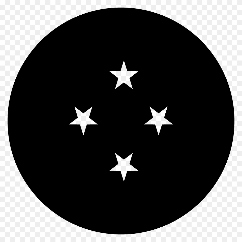 Micronesia Flag Emoji Clipart, Star Symbol, Symbol, Nature, Night Png Image