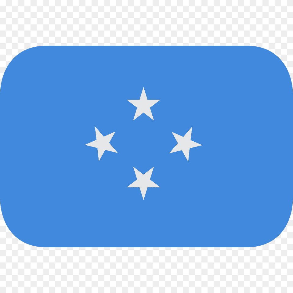 Micronesia Flag Emoji Clipart, Star Symbol, Symbol, Nature, Night Free Transparent Png