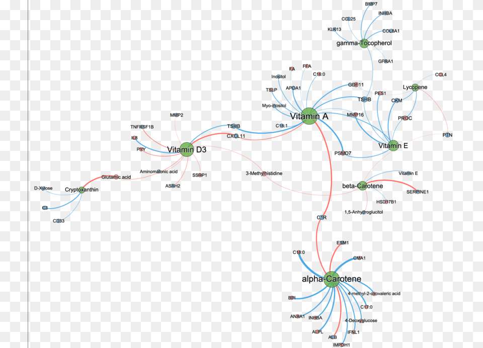 Micronutrient Correlation Network Visualizations Of Correlation And Dependence, Animal, Invertebrate, Spider Free Png