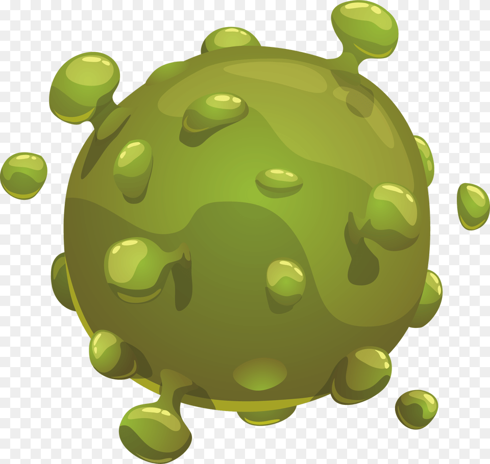 Microorganism Bacteria Green Bacteria Clipart, Sphere, Ball, Tennis Ball, Tennis Png