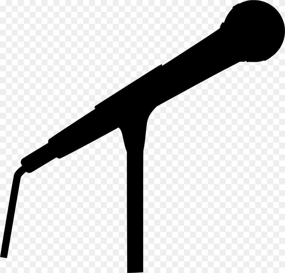 Microphone, Gray Png