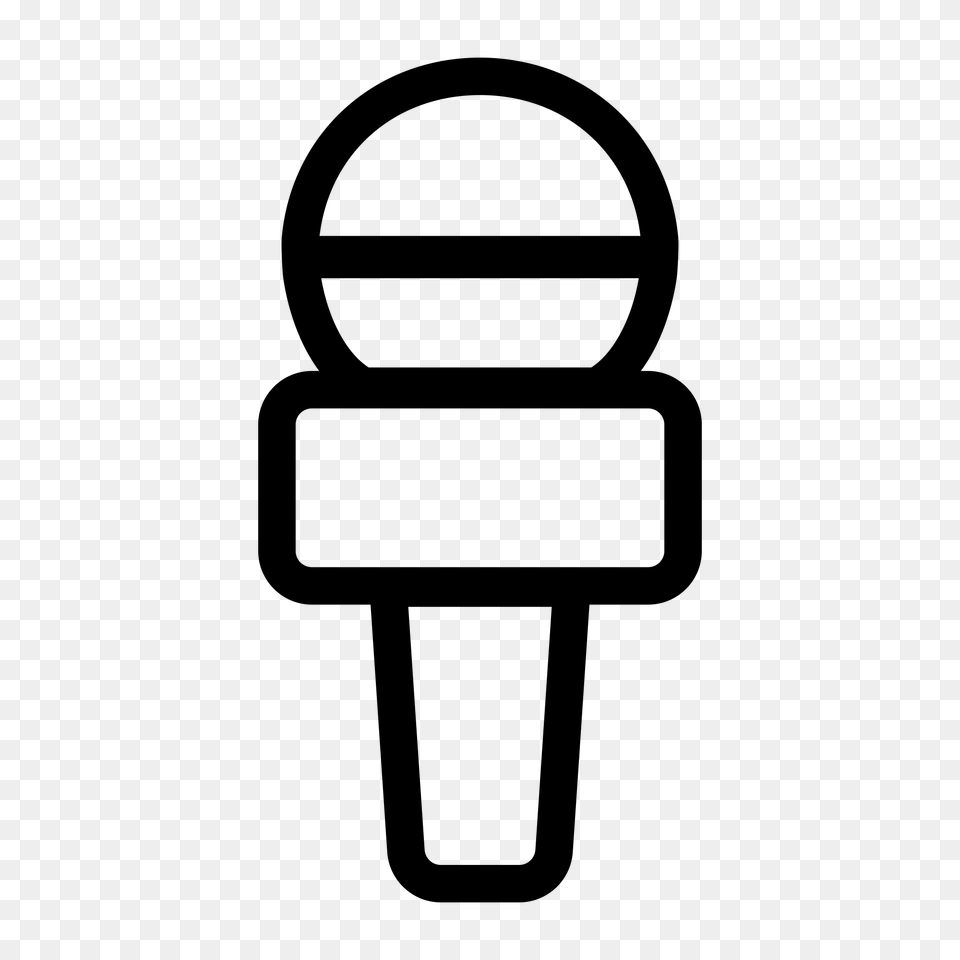Microphone, Gray Free Transparent Png
