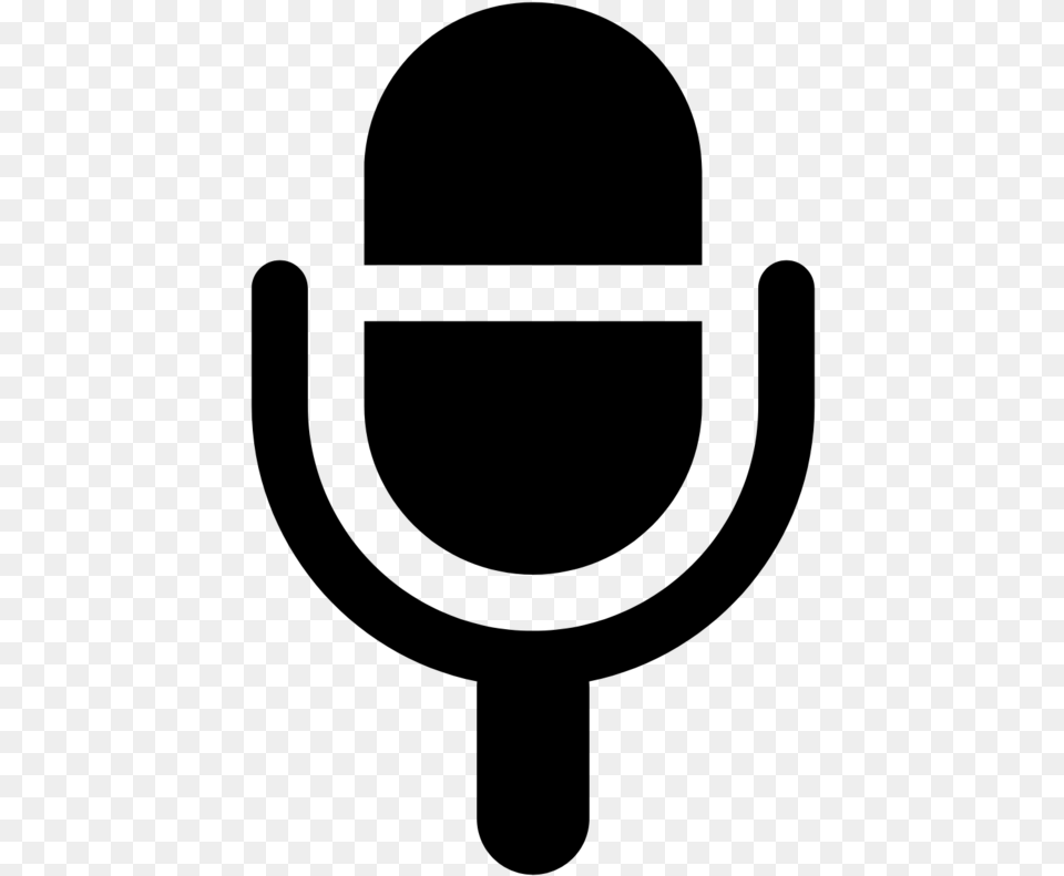 Microphone, Gray Free Transparent Png