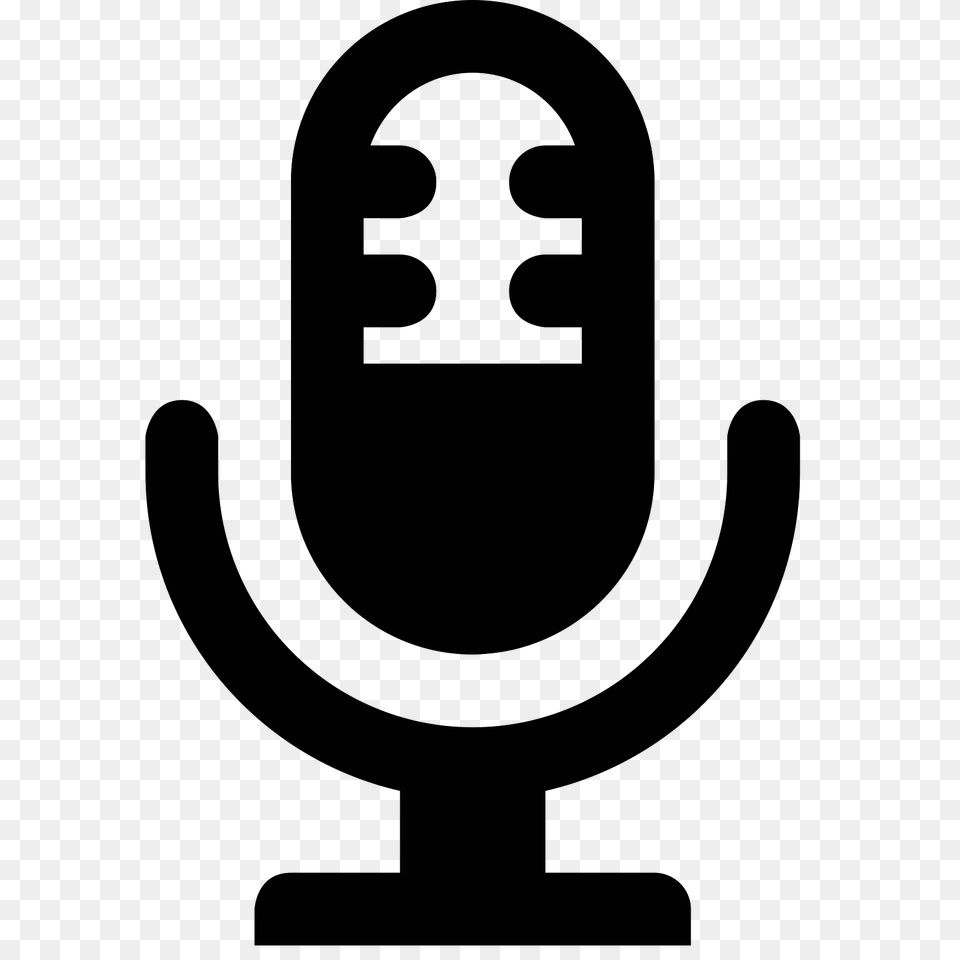 Microphone, Gray Free Png