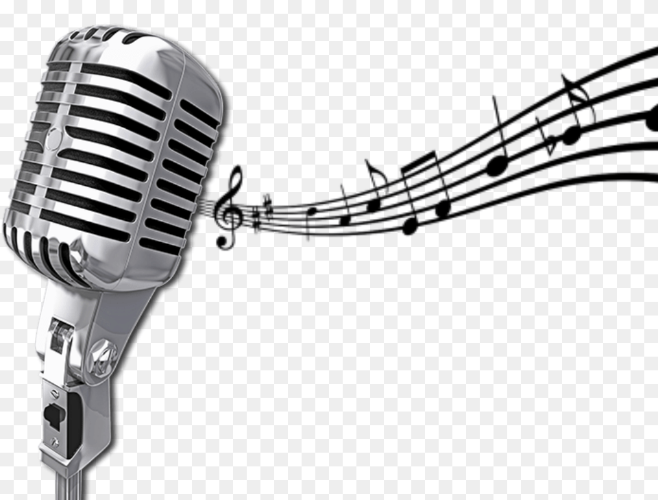 Microphone And Music Note, Electrical Device, Appliance, Blow Dryer, Device Free Png Download