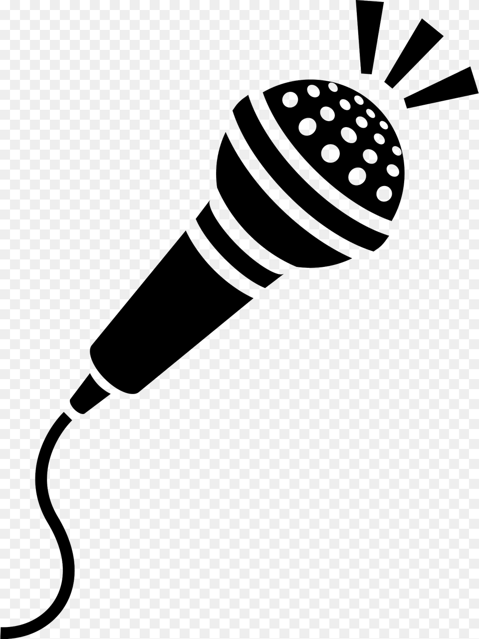 Microphone Black And White Clipart, Electrical Device Free Transparent Png
