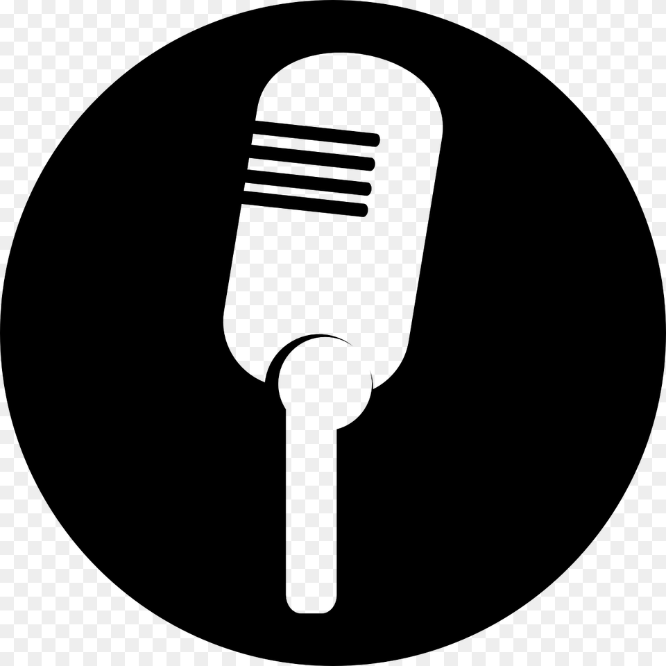 Microphone Clip Art, Gray Free Png