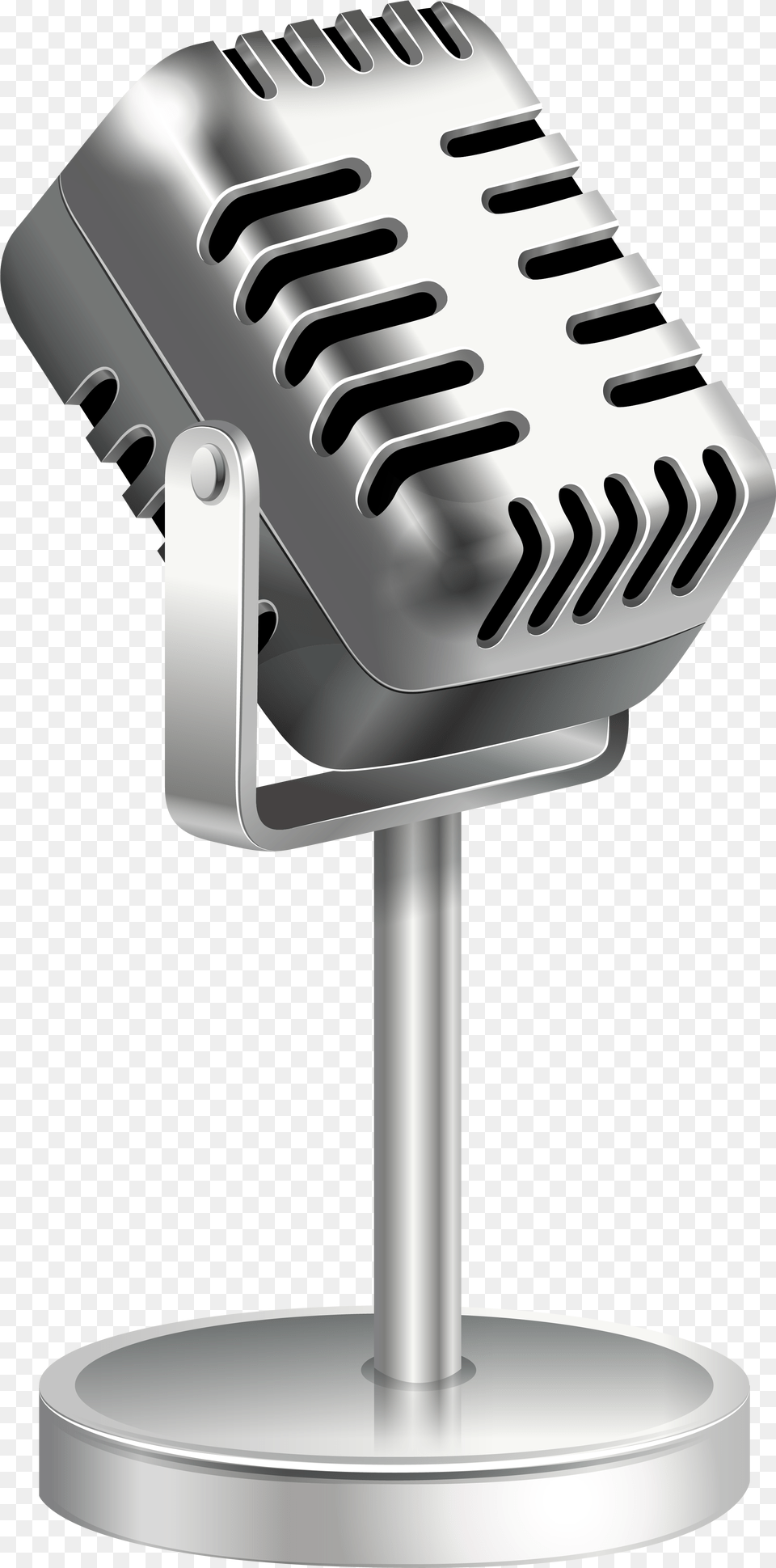 Microphone Clipart Design Art Retro Microphone Clipart, Electrical Device, Lighting, Smoke Pipe Png Image