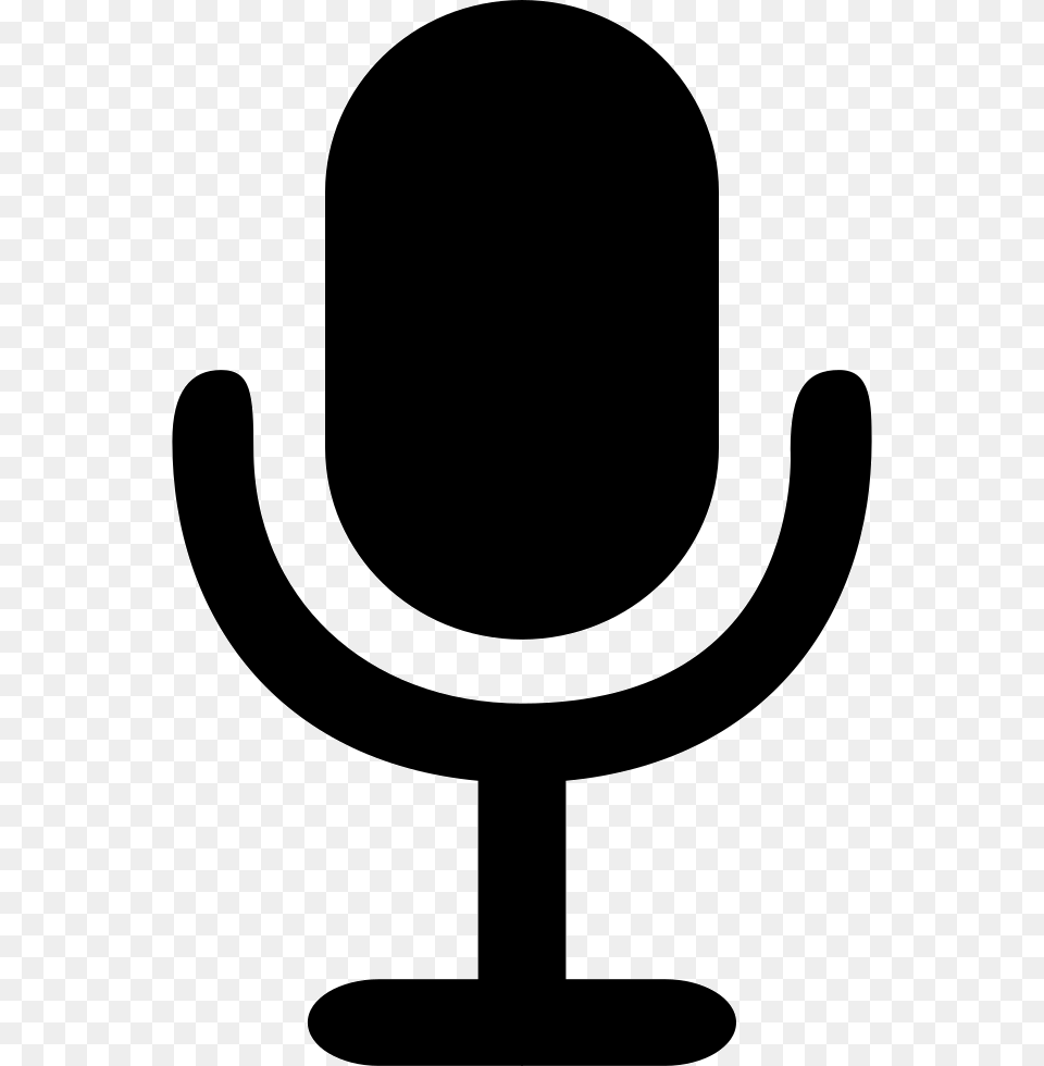 Microphone Clipart Download Microphone, Electrical Device, Silhouette Free Transparent Png
