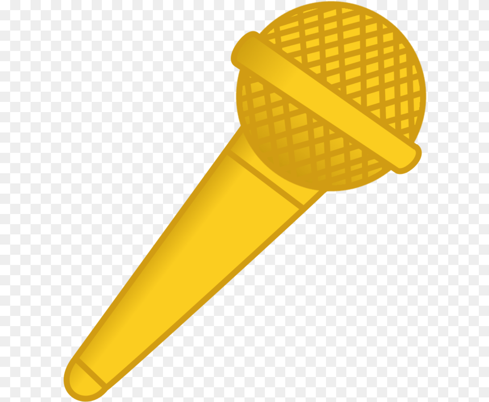 Microphone Clipart Golden Microphone Microphone Gold Clipart, Electrical Device Free Png Download