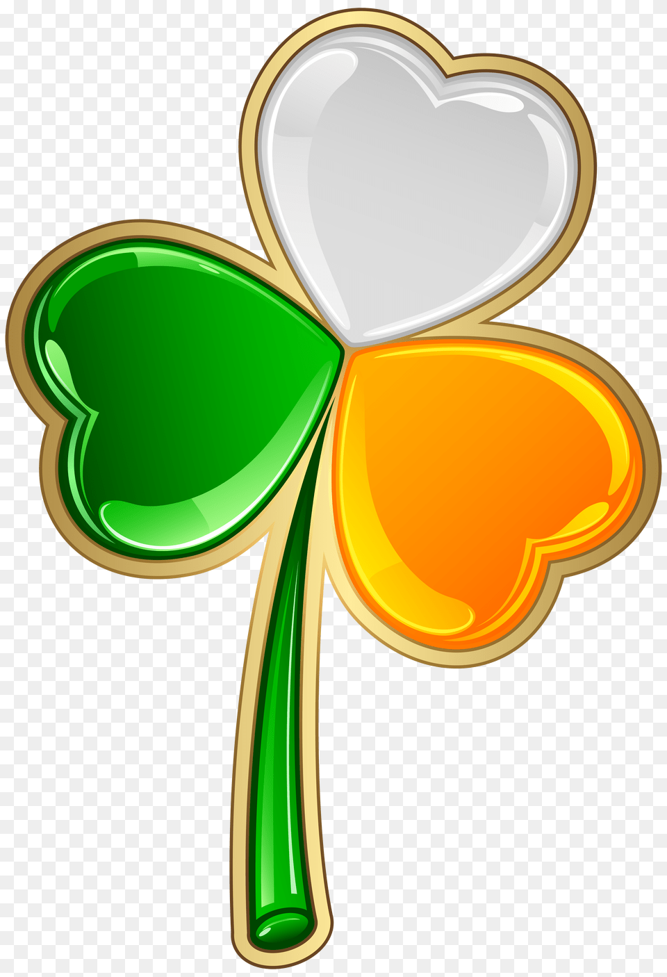 Microphone Clipart Irish Flags Filenuvola Flagsvg Irish Shamrock Transparent, Cutlery, Spoon, Food, Sweets Free Png Download
