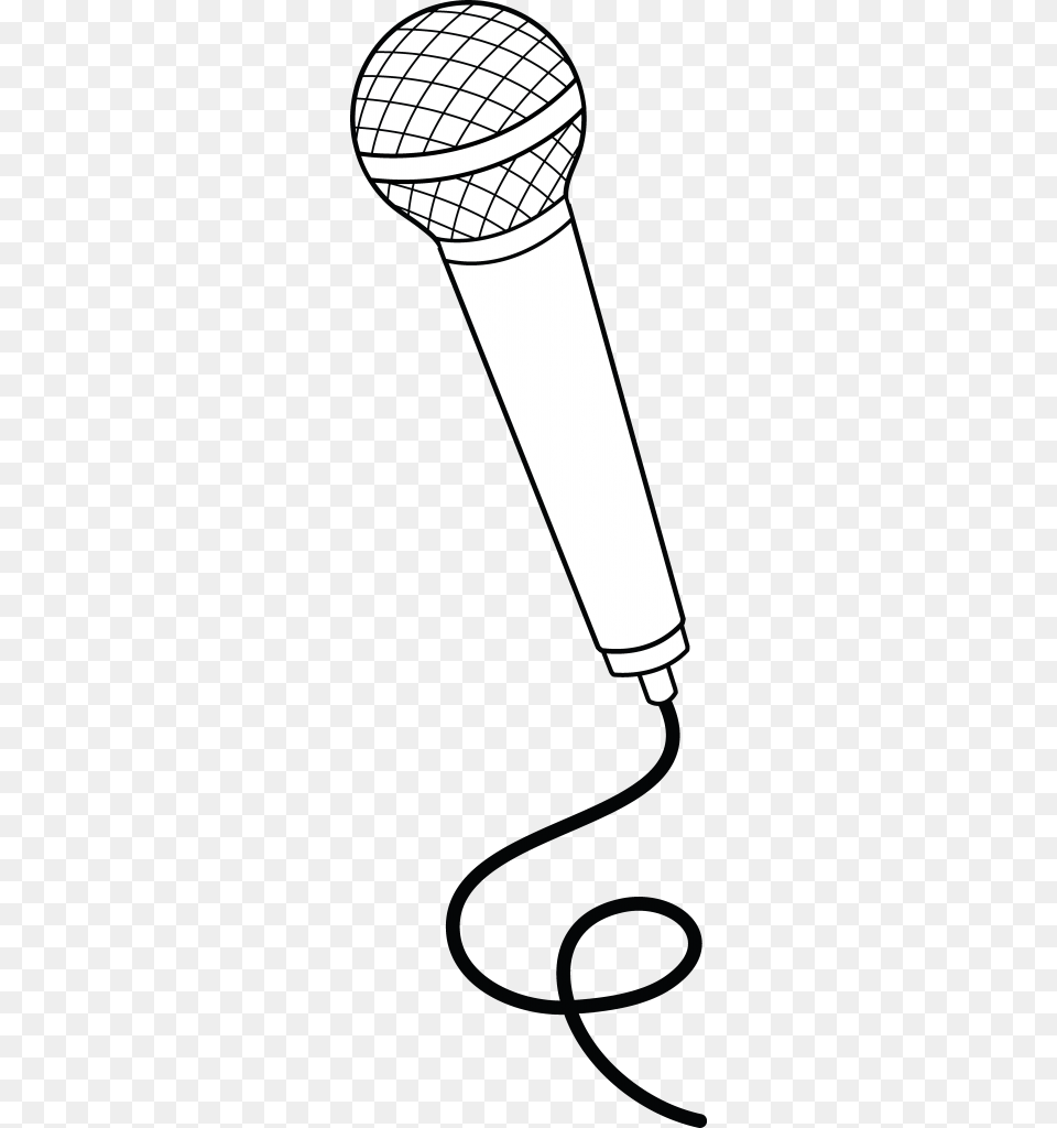 Microphone Clipart Mike White Microphone Clipart, Electrical Device, Lighting, Appliance, Blow Dryer Free Png