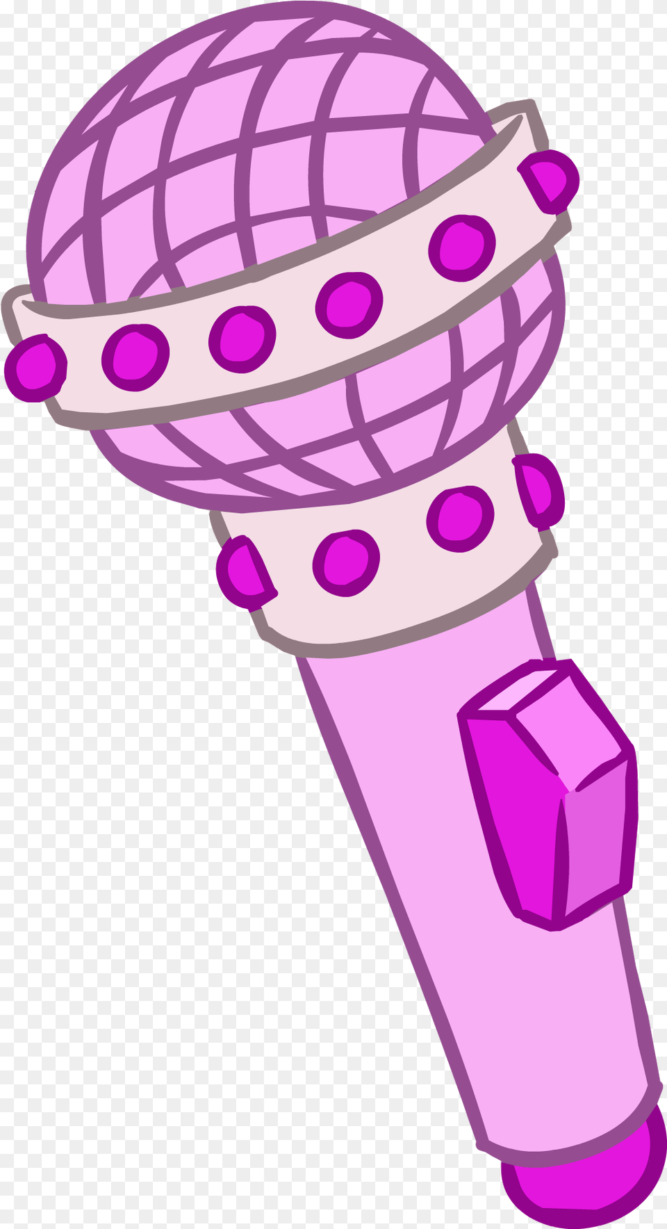 Microphone Clipart Pink Pack Pink Microphone Clip Art, Electrical Device, Purple, Cream, Dessert Png Image