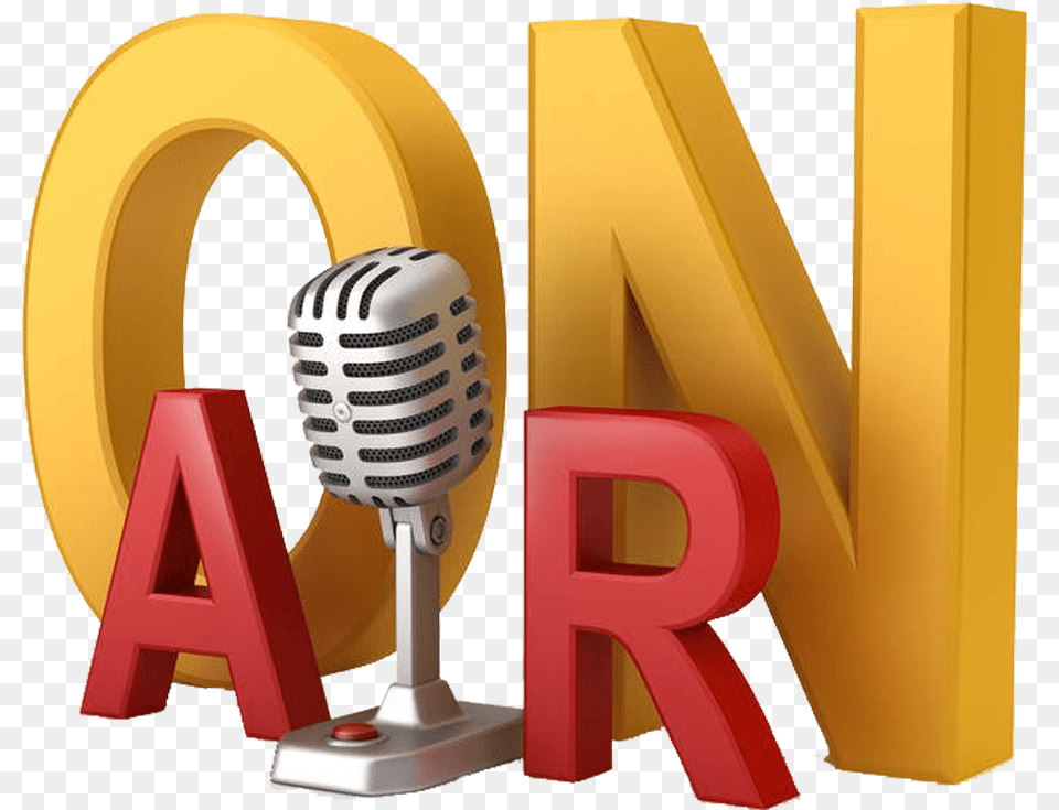 Microphone Clipart Radio Station Logotipo Estudio De Radio, Electrical Device, Text Free Transparent Png