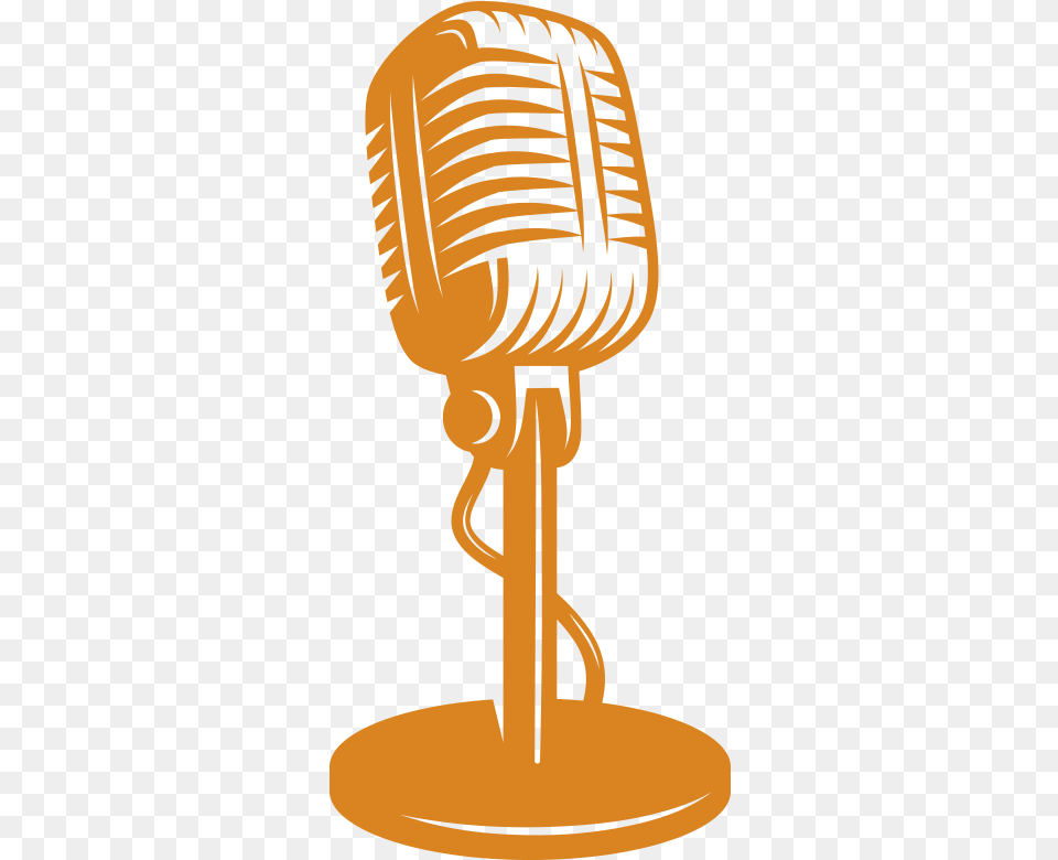 Microphone Clipart Talk Show Microphone Logo Full Size Microphone Talk Show, Electrical Device, Person Free Transparent Png