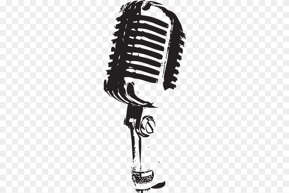Microphone Clipart Tumblr Transparent Transparent Background Microphone Vector, Electrical Device, Adult, Male, Man Free Png