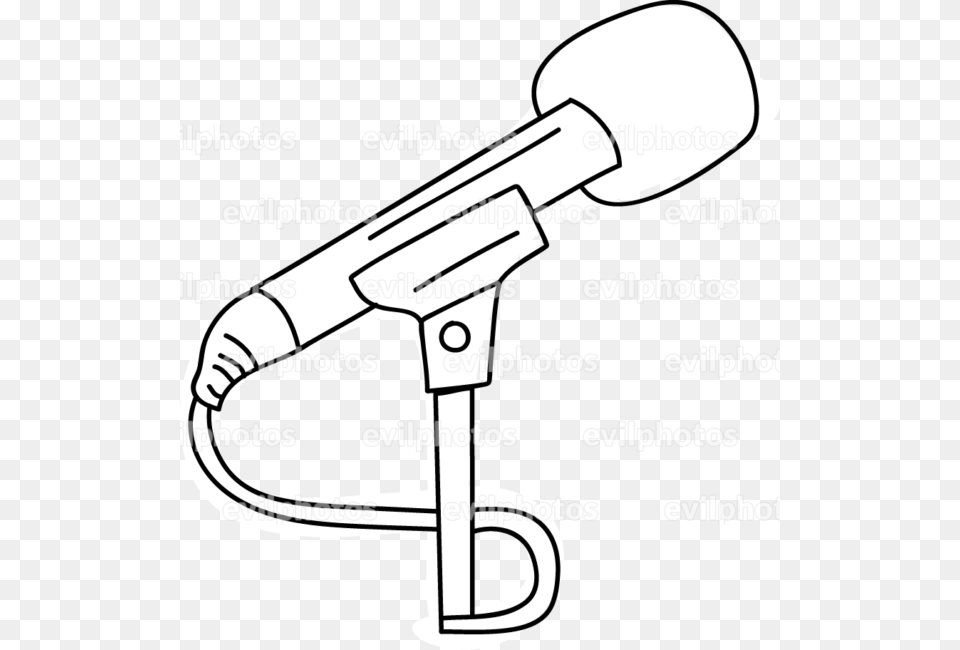 Microphone Drawing Vector And Stock Photo Tool, Electrical Device, Smoke Pipe Free Transparent Png