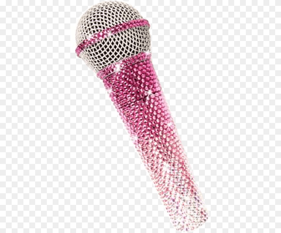 Microphone Glitter Transparent Amp Clipart Glitter Microphone, Electrical Device, Person Png Image
