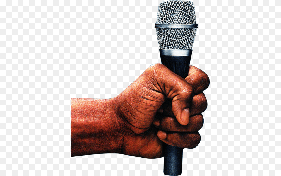 Microphone Hand Hand With Microphone Body Part, Electrical Device, Finger, Person Free Transparent Png