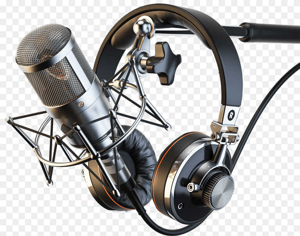 Microphone High Quality Image Mic And Headphone, Electrical Device, Electronics Free Transparent Png