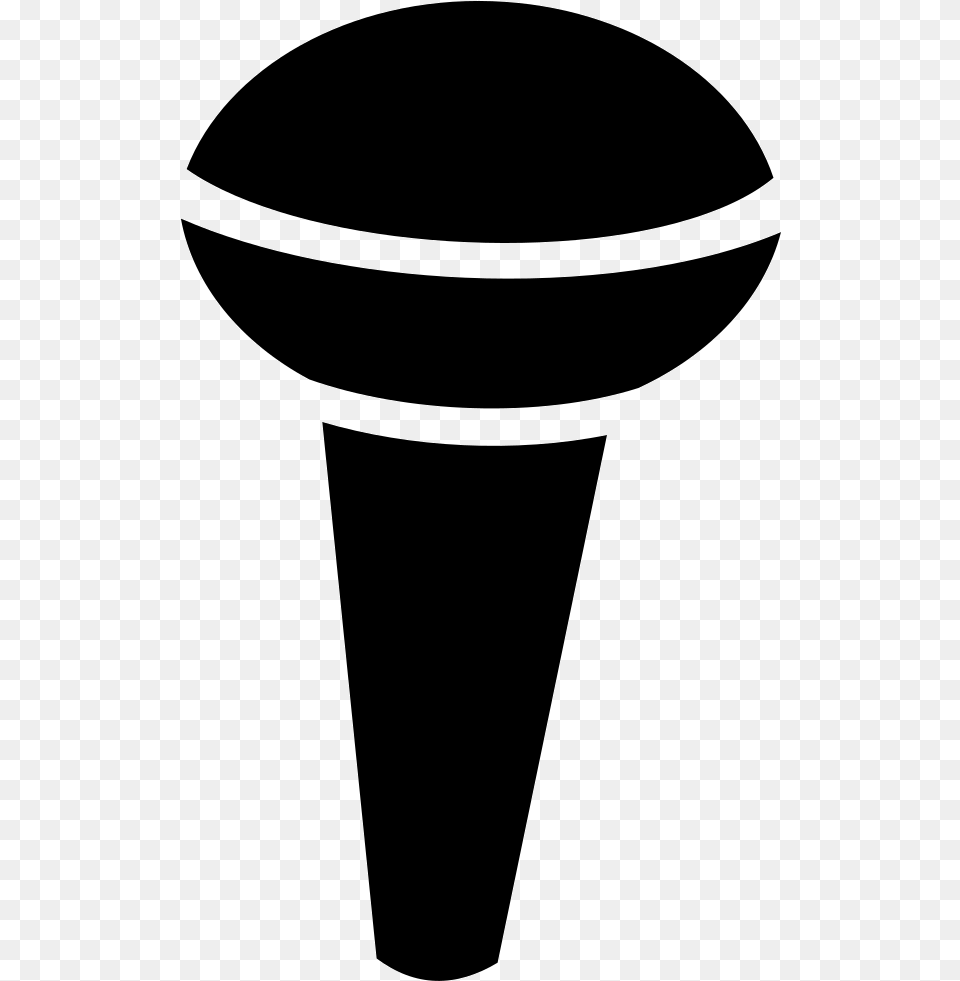 Microphone Icon, Light, Stencil Free Png Download