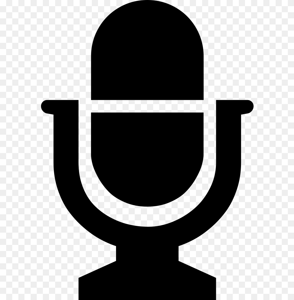 Microphone Icon Electrical Device, Stencil Free Png Download