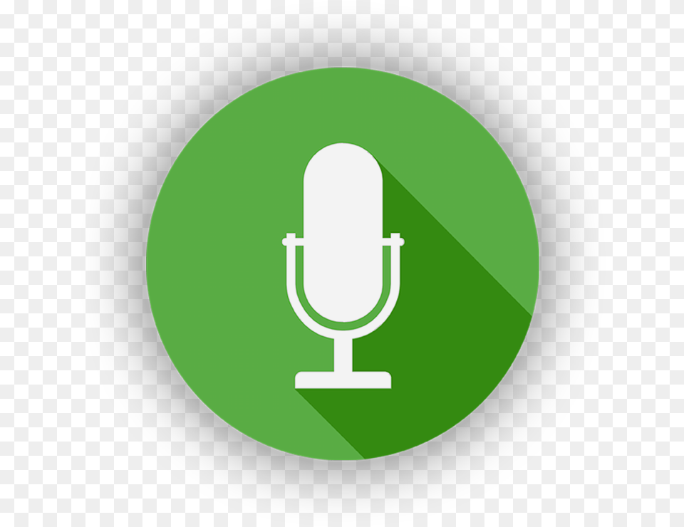 Microphone Icon Green, Lighting, Astronomy, Moon, Nature Png Image