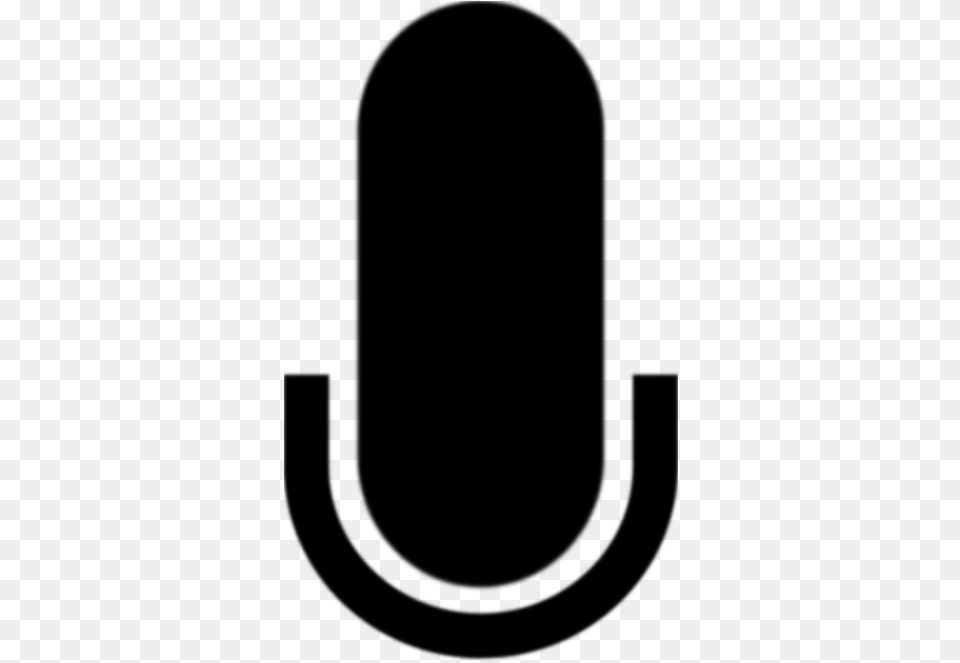 Microphone Icon Illustration, Gray Free Png Download