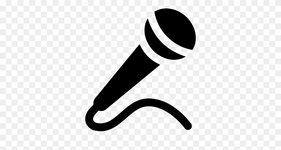 Microphone Icon With And Vector Format For Unlimited, Gray Png