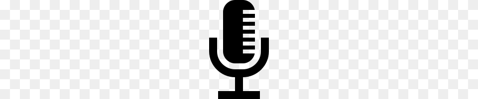 Microphone Icons Noun Project, Gray Free Png