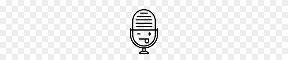 Microphone Icons Noun Project, Gray Png