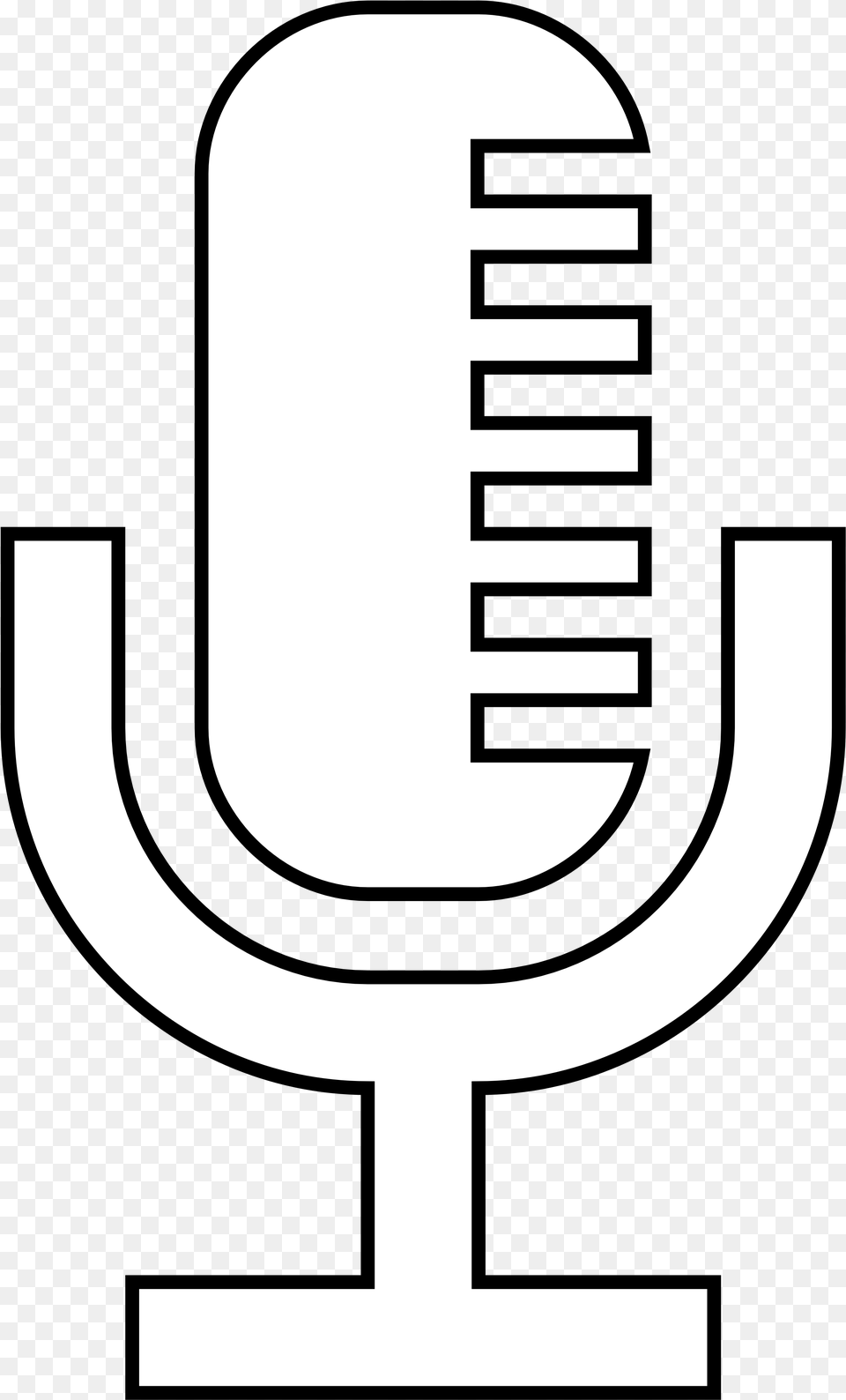 Microphone Logo Clipart Best Mic Black And White Clipart, Electrical Device Png
