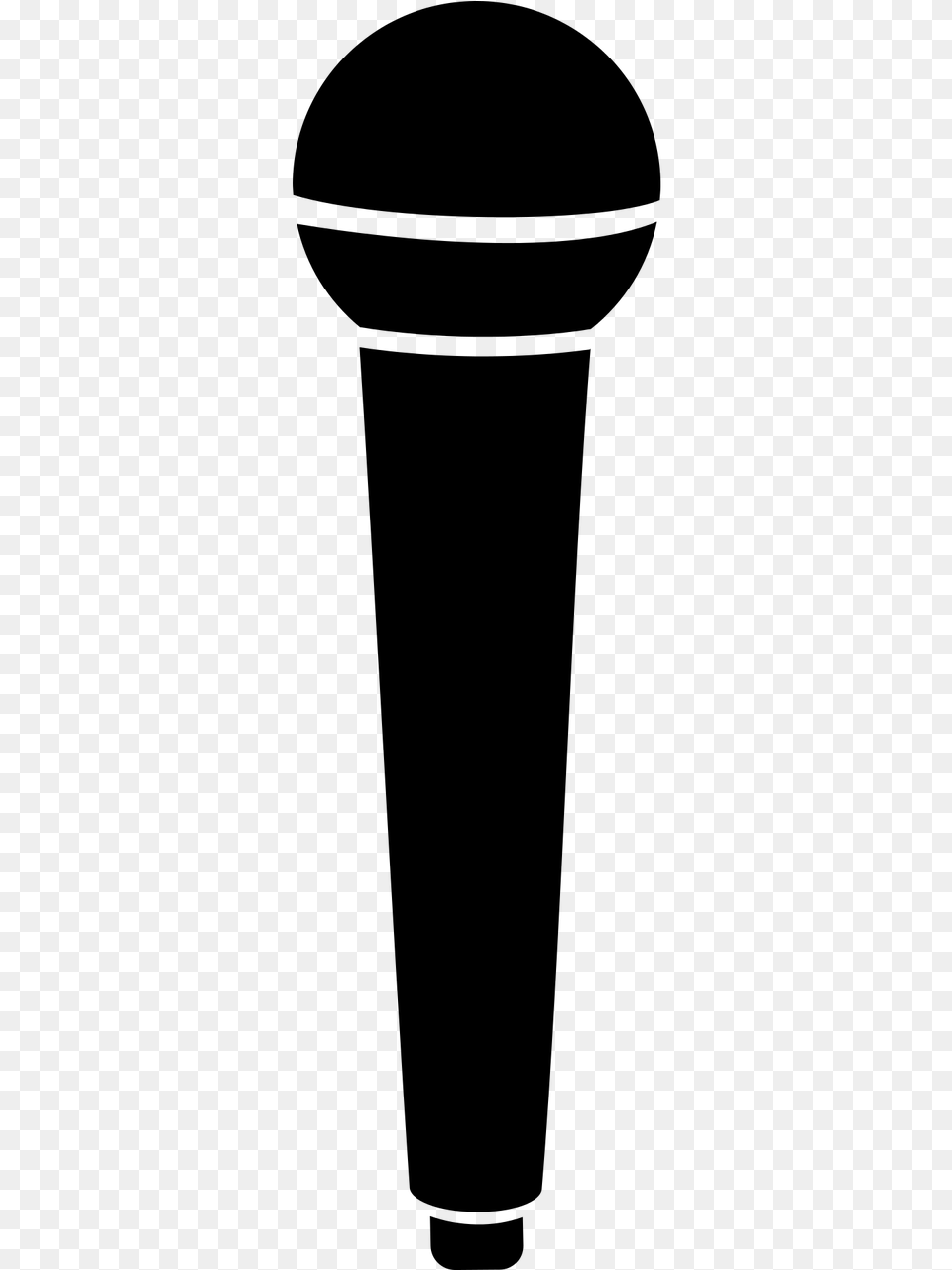Microphone Music Black And White Clipart, Gray Png
