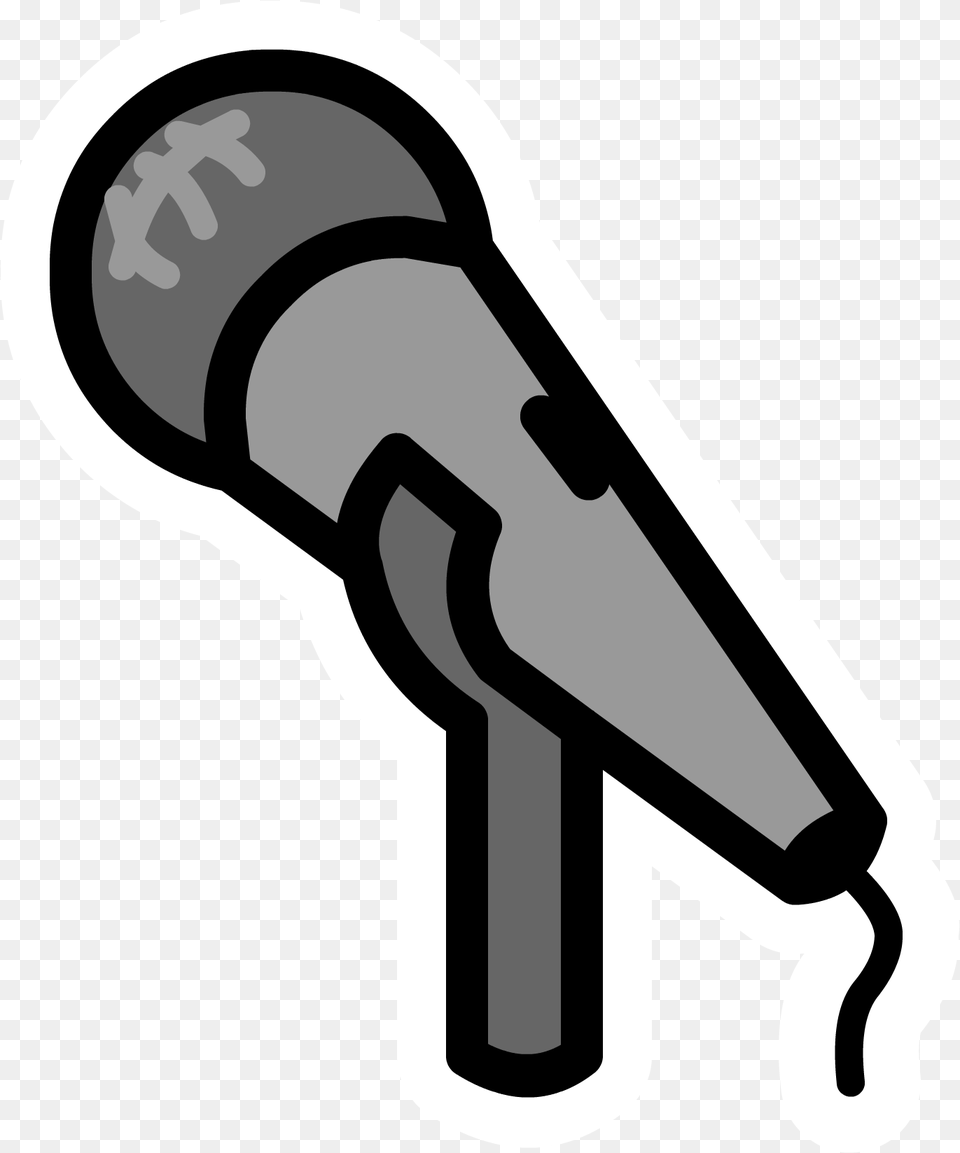 Microphone Pin Club Penguin Microphone, Electrical Device, Gas Pump, Machine, Pump Free Png