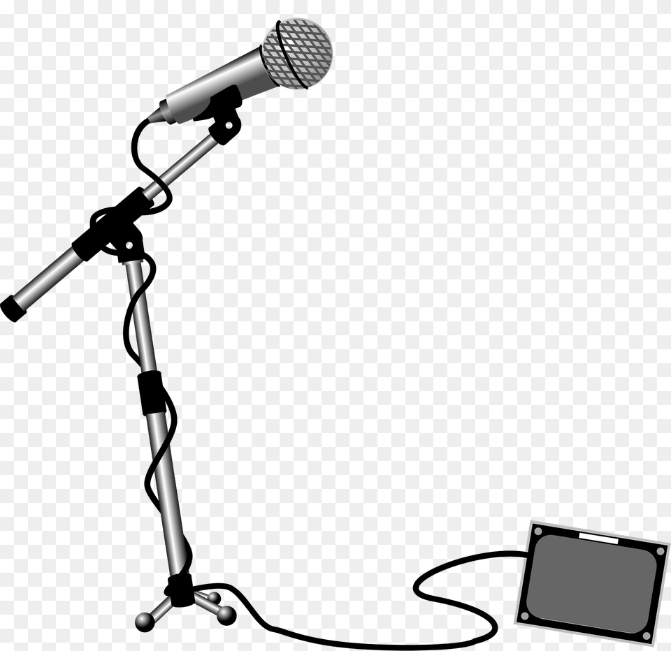 Microphone Plugged Into A Speaker Clipart, Electrical Device Png