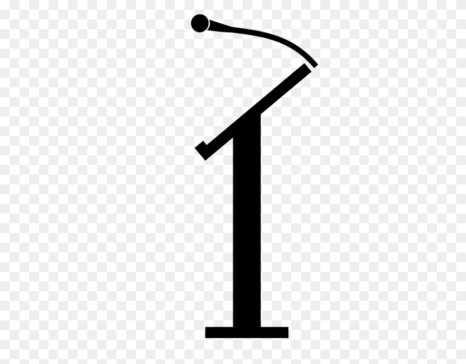 Microphone Podium Computer Icons Lectern Katheder, Gray Free Png