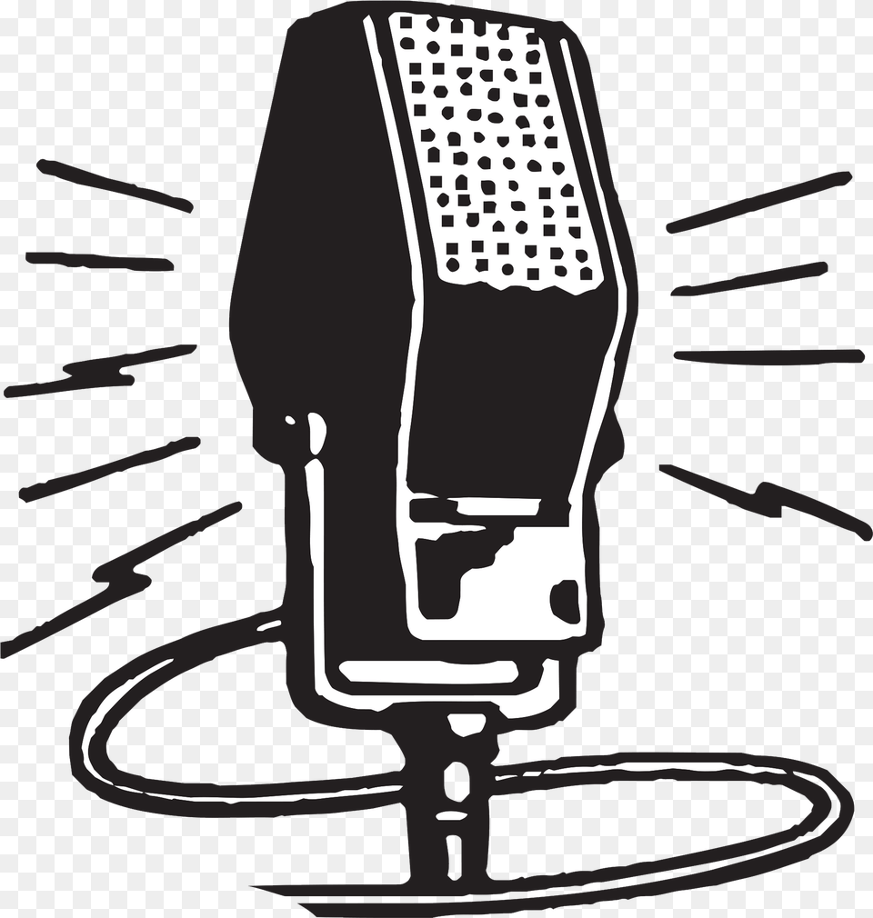 Microphone Radio Microphone Clip Art Transparent Cartoon Ham Radio Clip Art, Electrical Device, Lighting Free Png