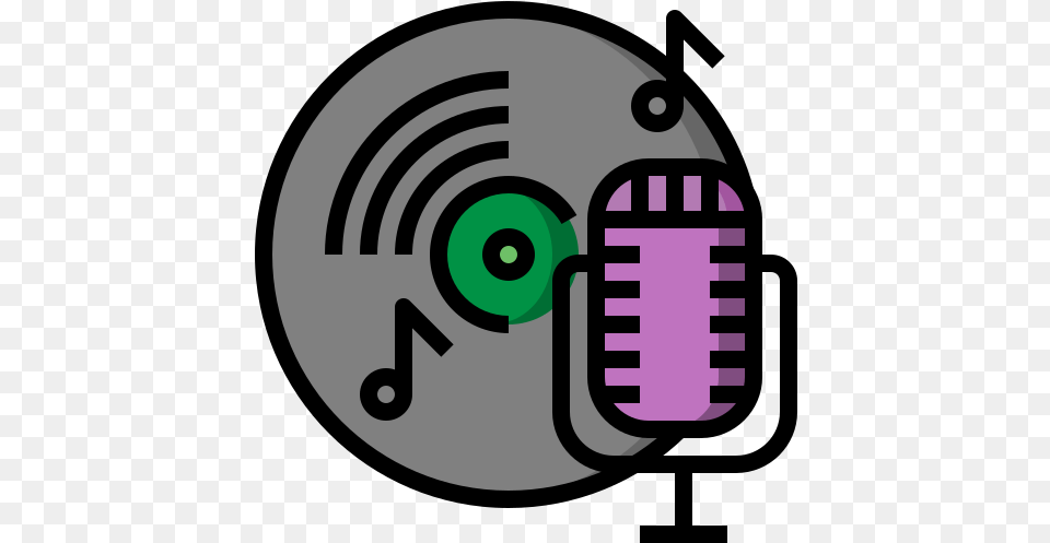 Microphone Radio Recording Sound Technology Vintage Radio Icon, Disk, Electronics, Hardware Free Png Download