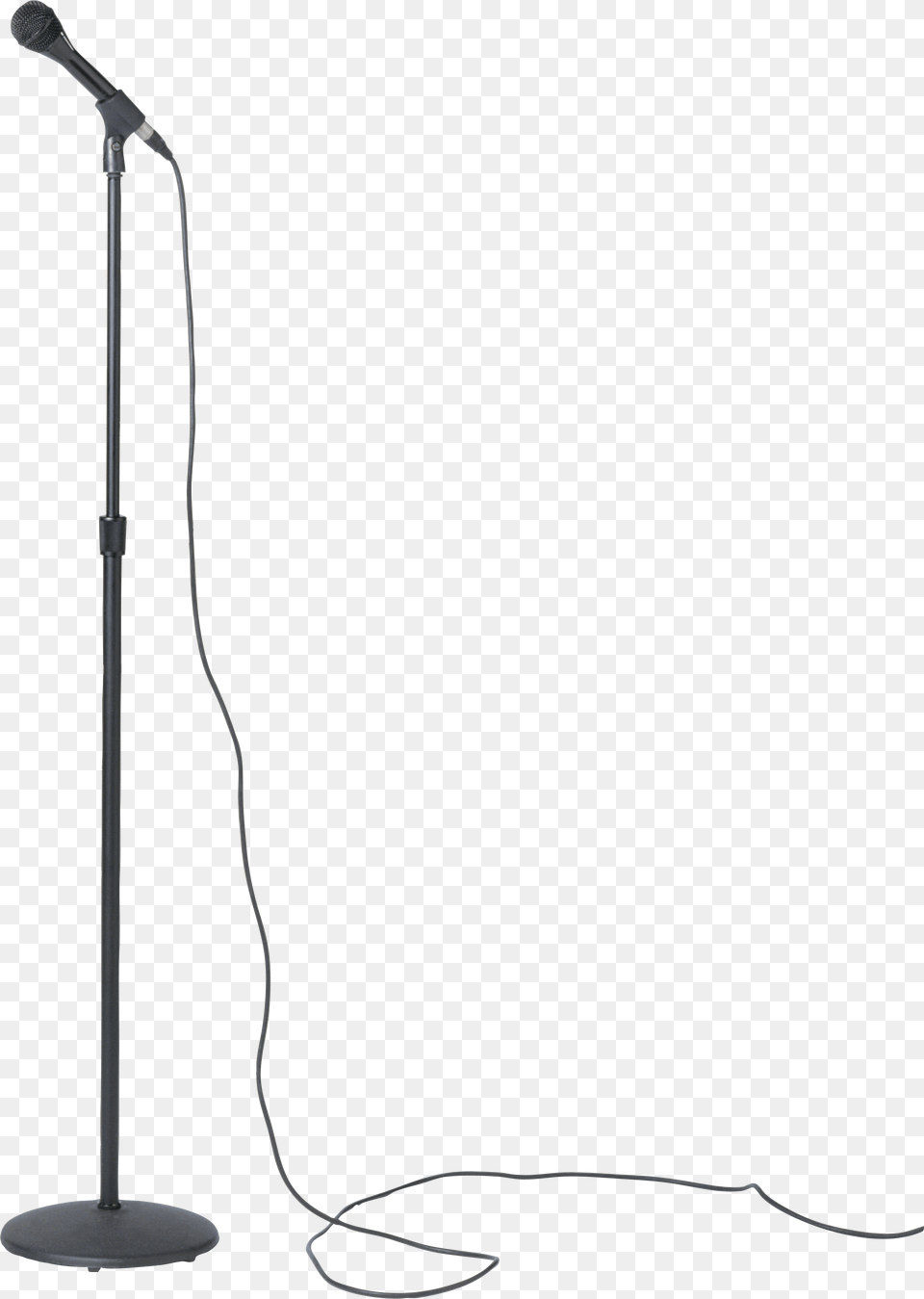 Microphone Stand Transparent Background, Electrical Device, Lamp Png