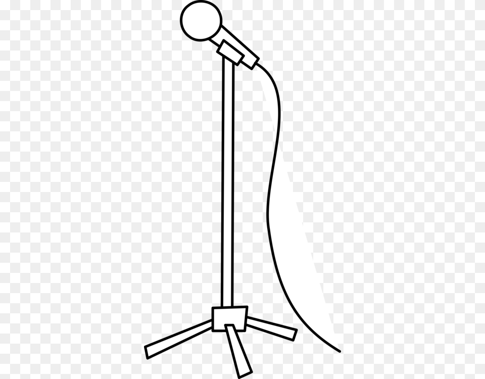 Microphone Stands Drawing Line Art Computer Icons, Electrical Device, Lighting, Tripod, Blade Png