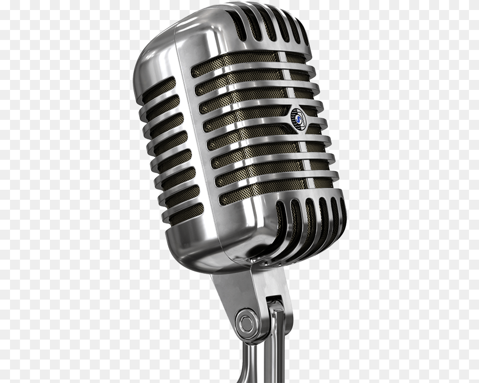 Microphone Transparent Background Chrome Microphone, Electrical Device, Appliance, Blow Dryer, Device Png
