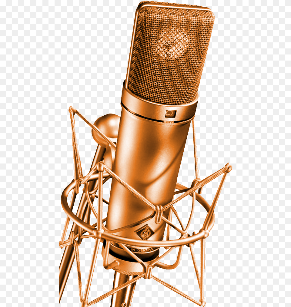 Microphone Transparent Transparent Mic Studio Gold Studio Microphone, Electrical Device Png