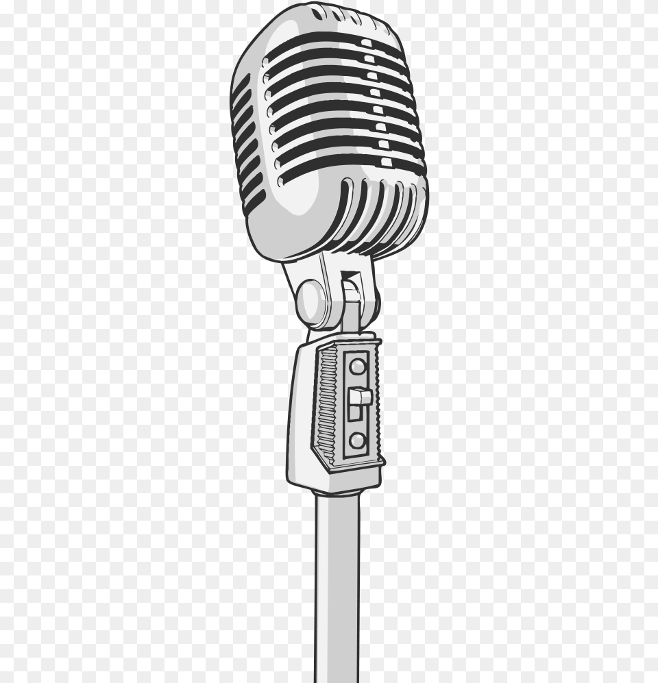 Microphone Wall Decal Sticker Transparent Background Microphone Cartoon, Electrical Device Free Png