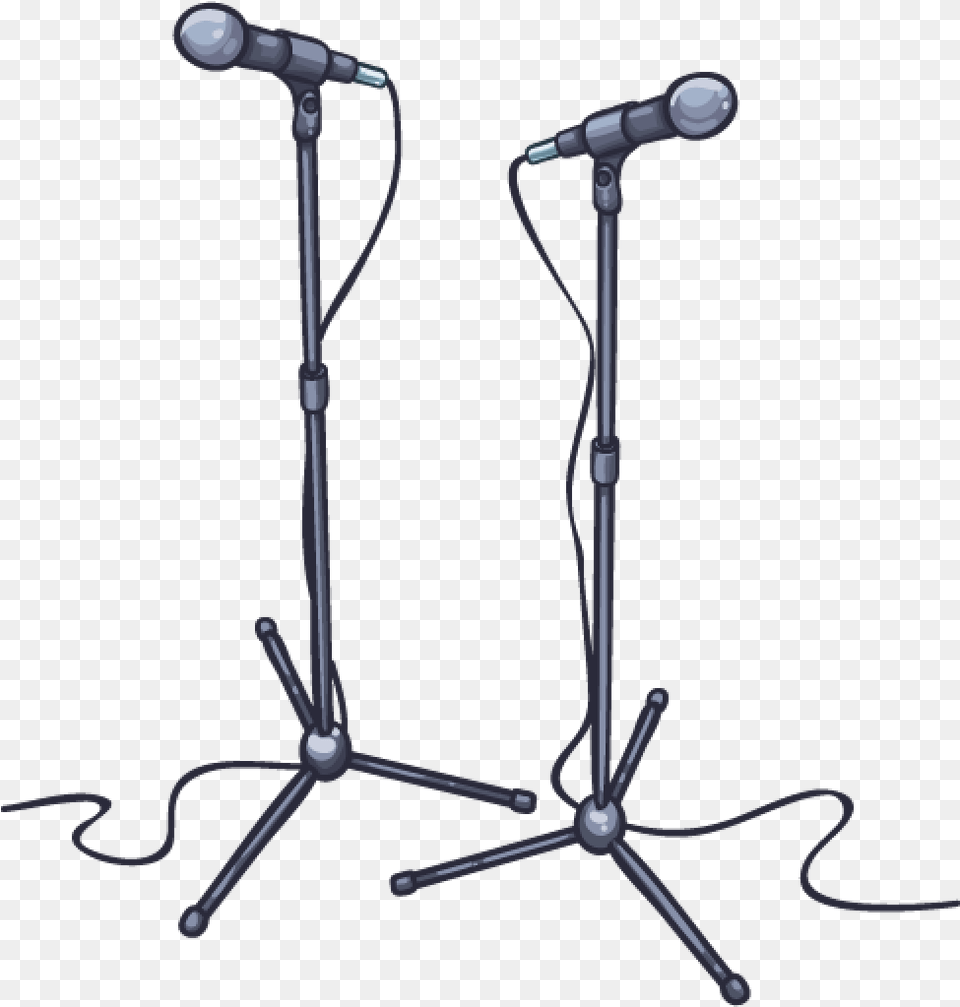 Microphone With Stand File Mic Stand Transparent, Electrical Device Free Png Download