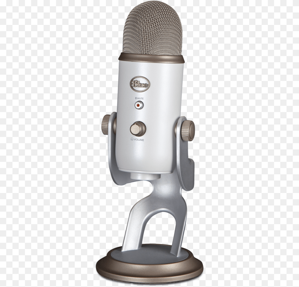 Microphones Blue Yeti Microphone White, Electrical Device, Appliance, Blow Dryer, Device Png